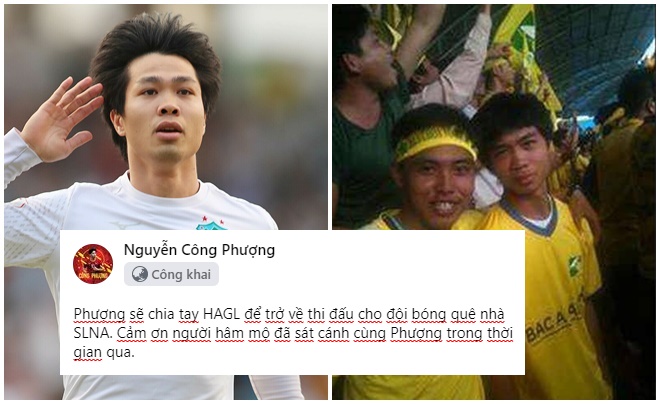 CHÍNH THỨC: Công Phượng nói lời chia tay HAGL, đầu quân cho đội bóng quê hương SLNA