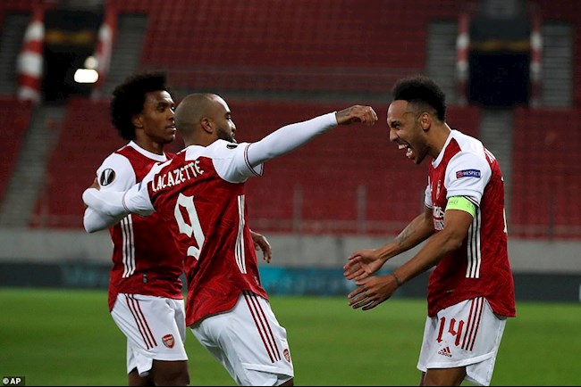 Aubameyang trở lại, Pháo thủ tự tin ‘làm gỏi’ Olympiakos 